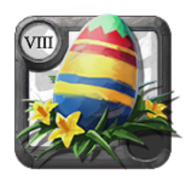 Vibrant Spring Cottontail Egg