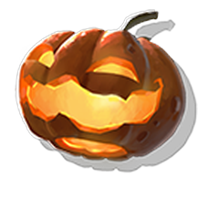 Grinning Pumpkin Head